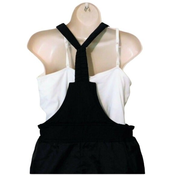 Cherokee Insulated Bib Overalls L Kids Black Adjustable Straps Winter Ski Nylon - Picture 5 of 9